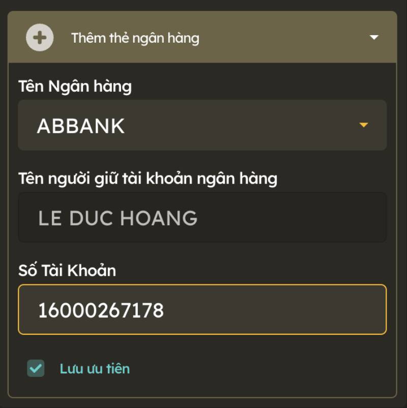 Hướng Dẫn Rút Tiền SV388 Về Ngay Tài Khoản 2 Phút 4 them the ngan hang